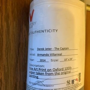 Victory Fine Art Certificate Of Authenticity